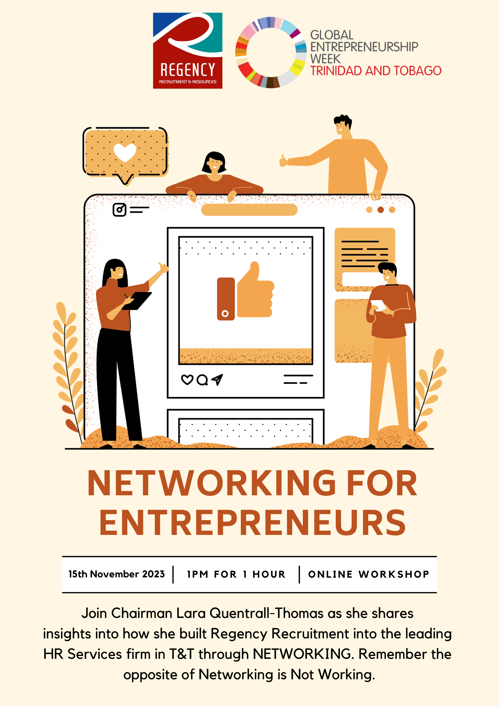 Networking for Entrepreneurs FLYER (Regency Nov2023)